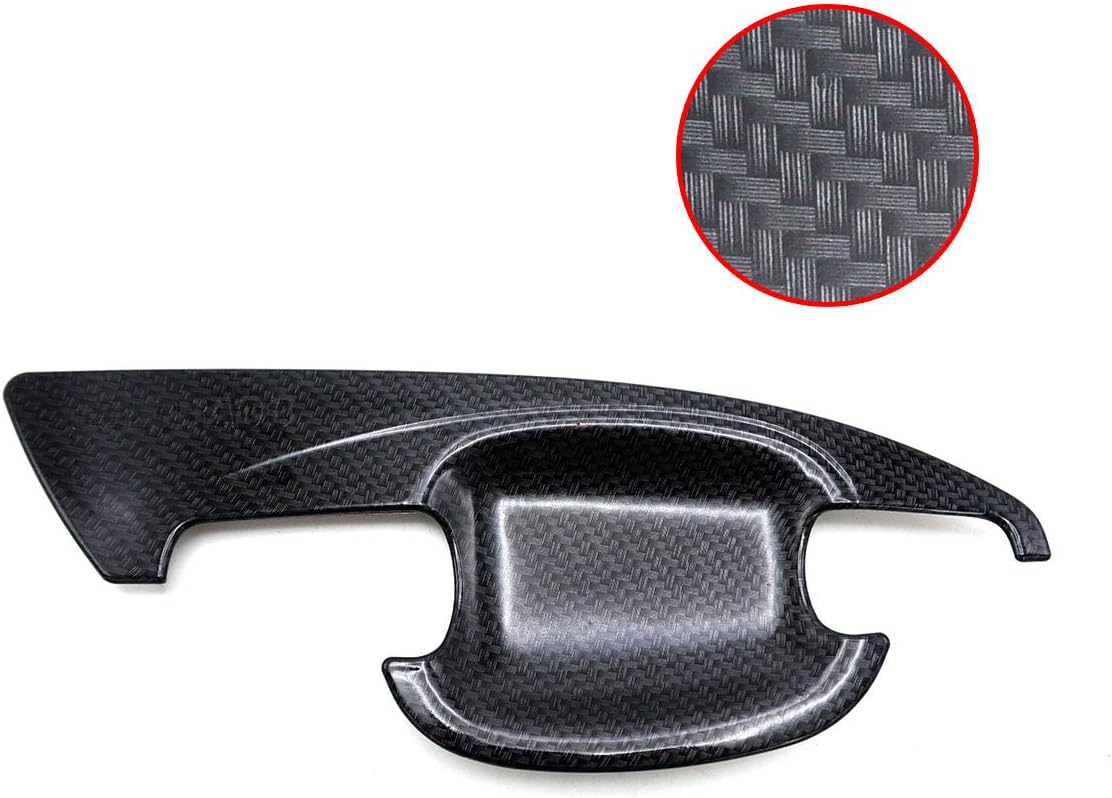 Nonstops Bowl Insert Handle Cover Carbon Black Fits Chevrolet Colorado Z71 4x2 2012 19