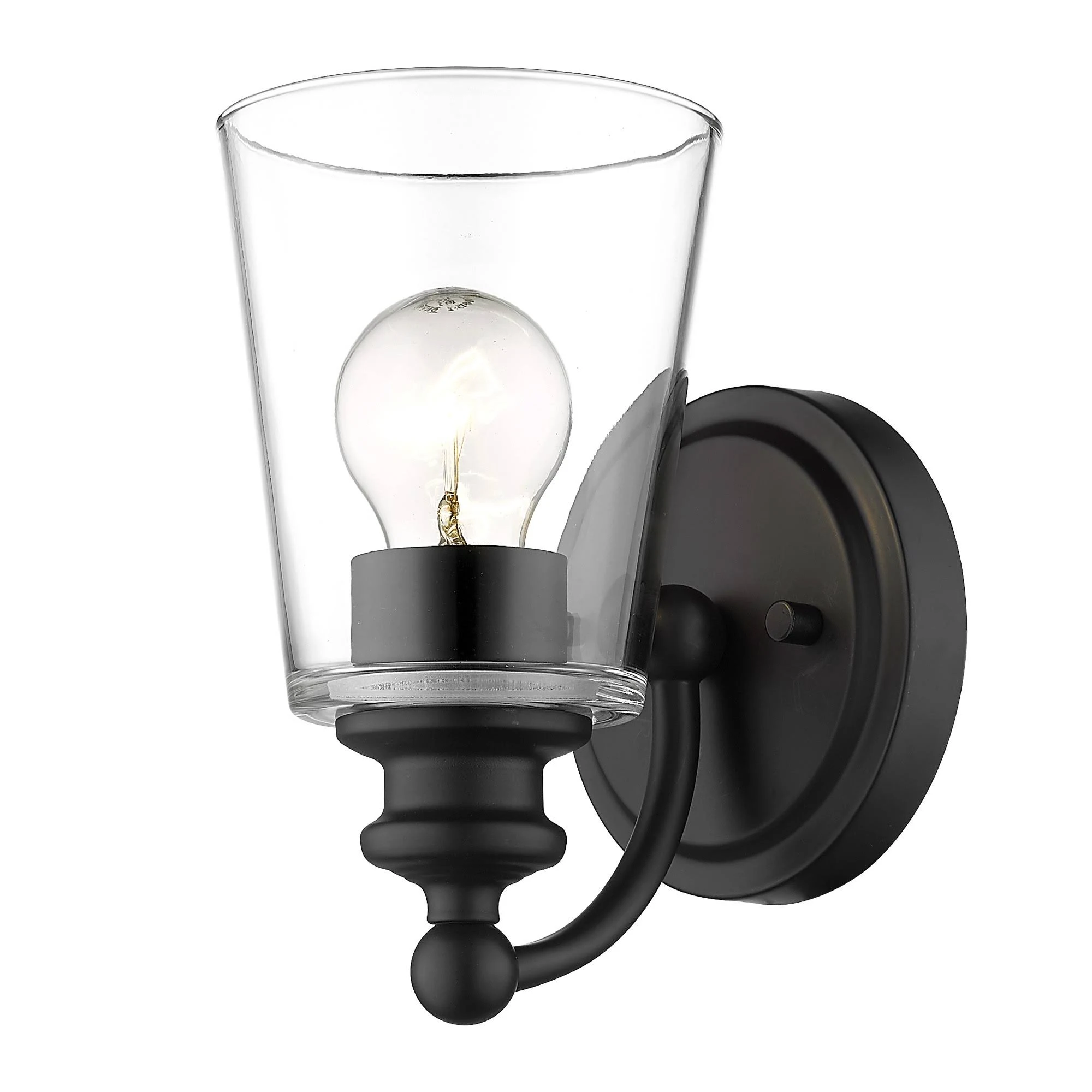 Acclaim Lighting-Ceil 1-Light Matte Black Sconce-IN41400BK