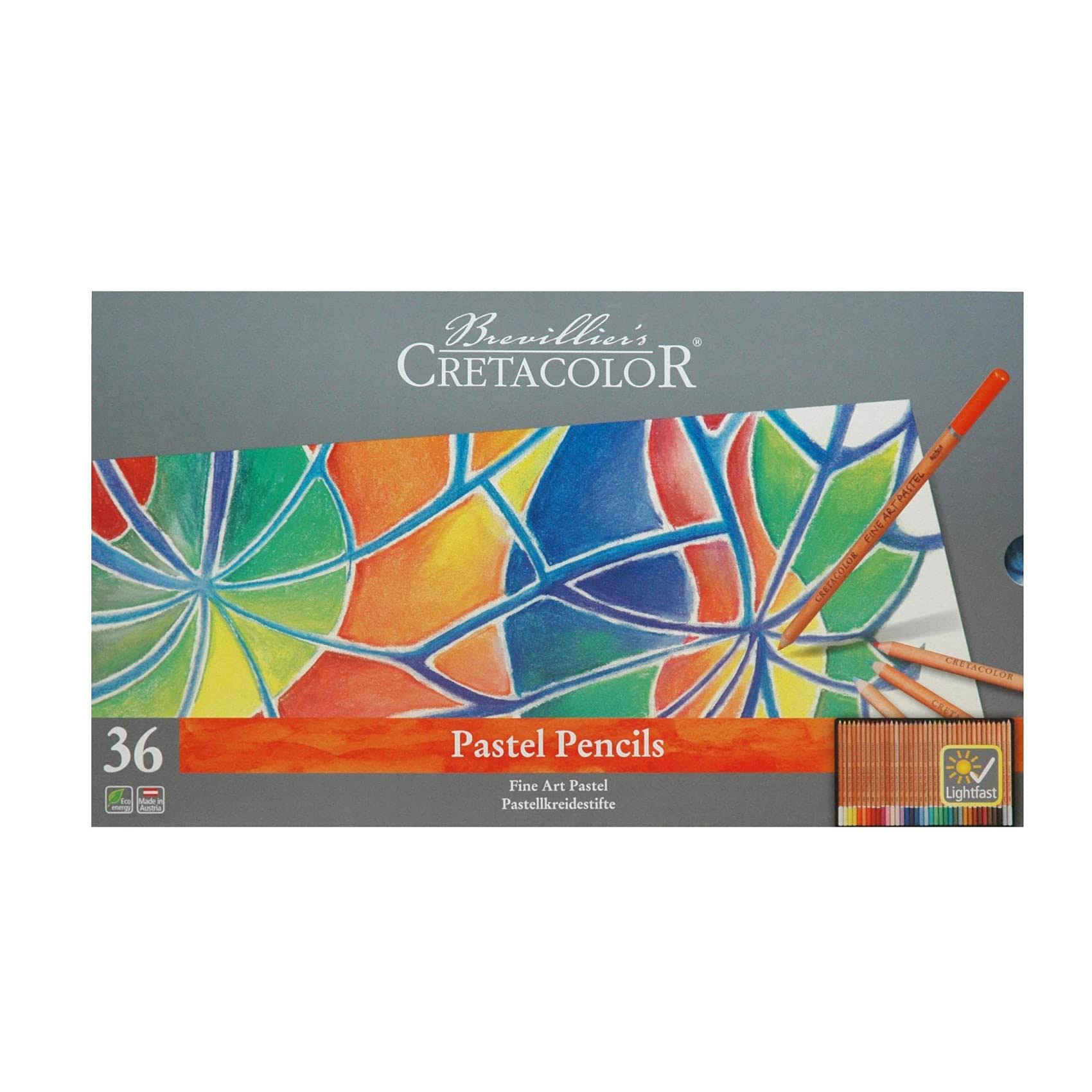 Cretacolor Fine Art Pastel Pencil Tin Set of 36