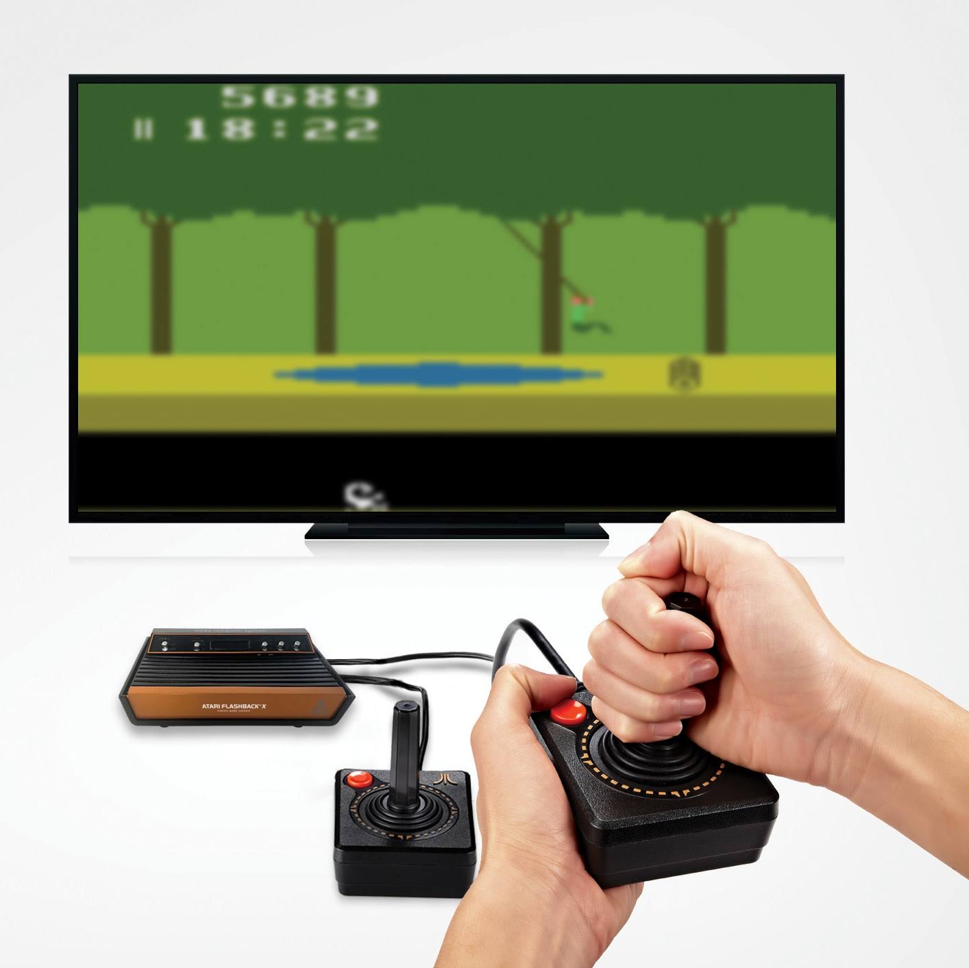 Atari Flashback X, HDMI Game CONSOLE, 110 Games, Wired Joystick Controllers