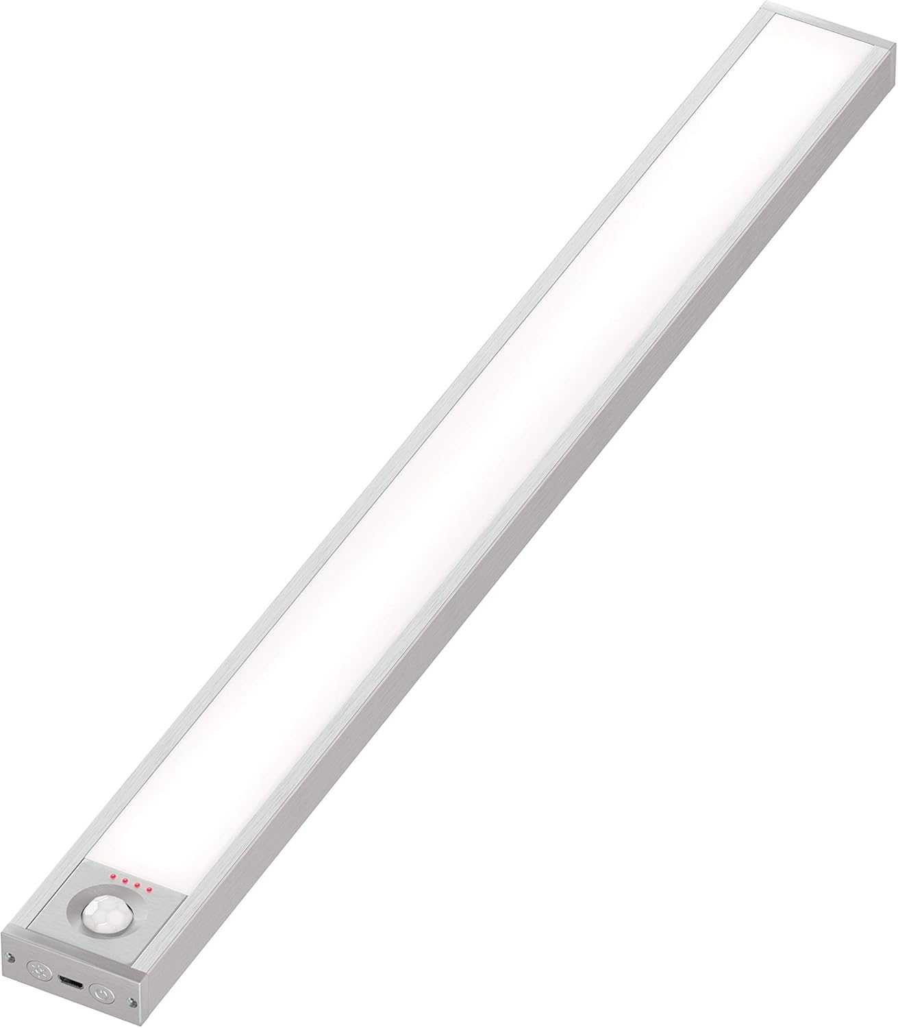 EShine Dimmable 24 inch Rechargeable Battery Powered Motion-Activated LED Under Cabinet Lighting, 5000K Pack of 2