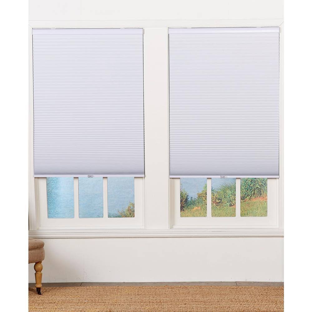 Cordless Blackout Cellular Shade 44.5x22 W x 48x22 L - White