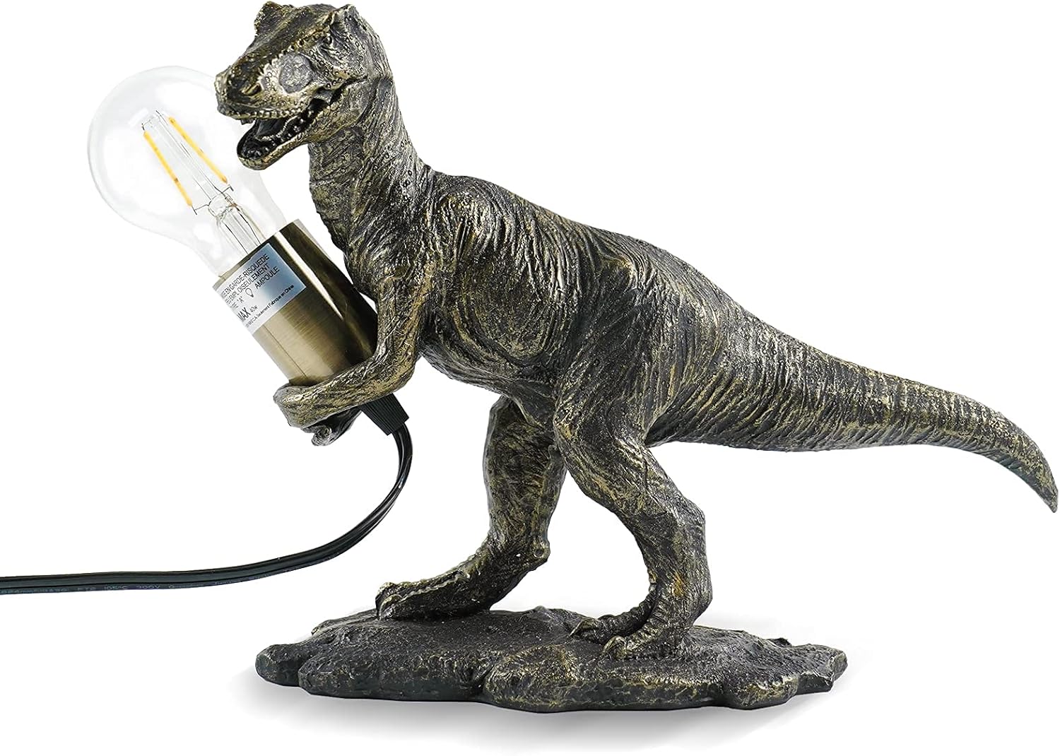 Table Lamps Modern Bed Side lamp with Lampshade Resin Dog Animal Table lamp Black White Color Children Bedroom Nordic Table lamp fixtures Table Lamps Desk Lamps Reading Lamps