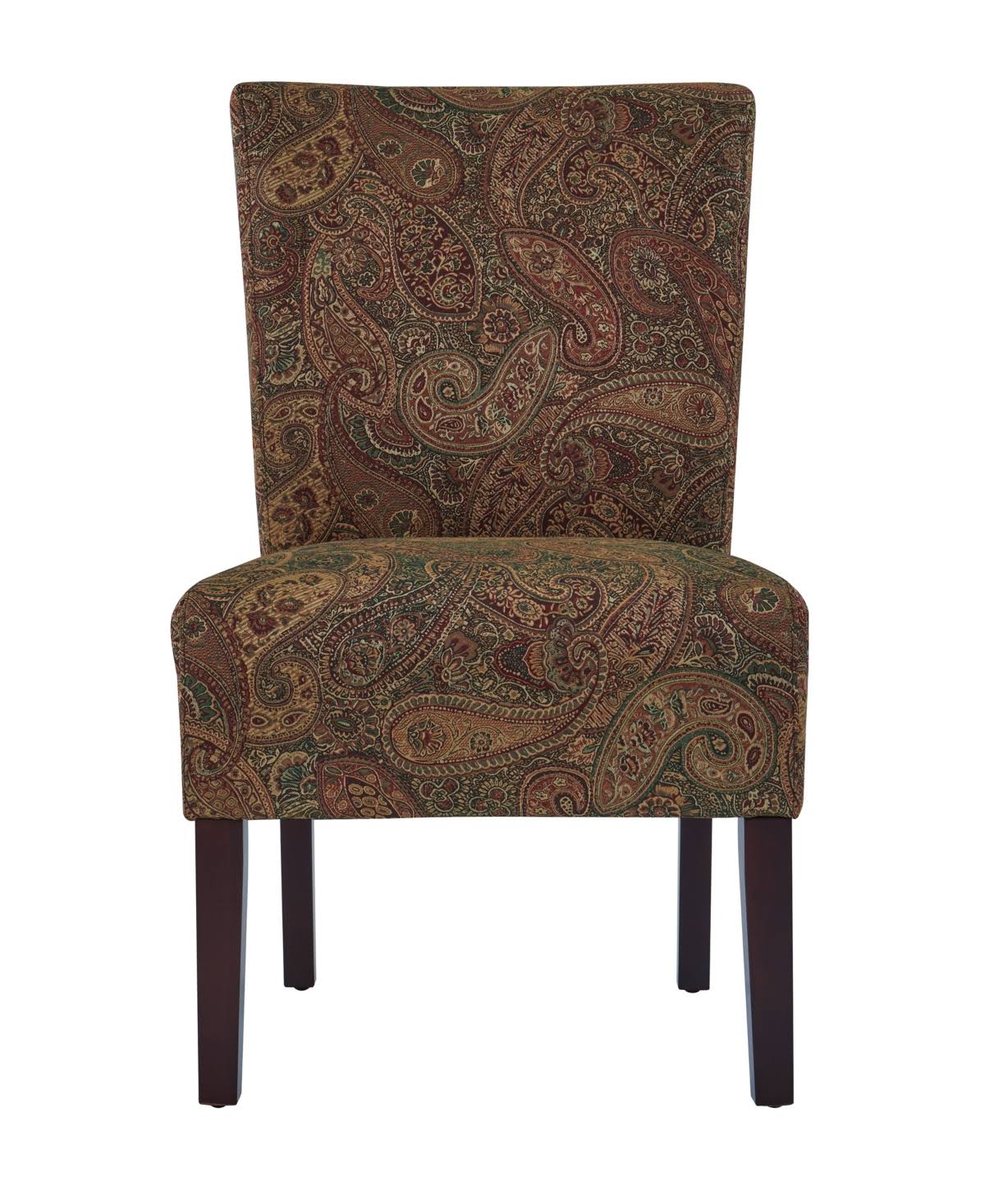 Dennis Armless Chairs 2 Pack Paisley Handy Living