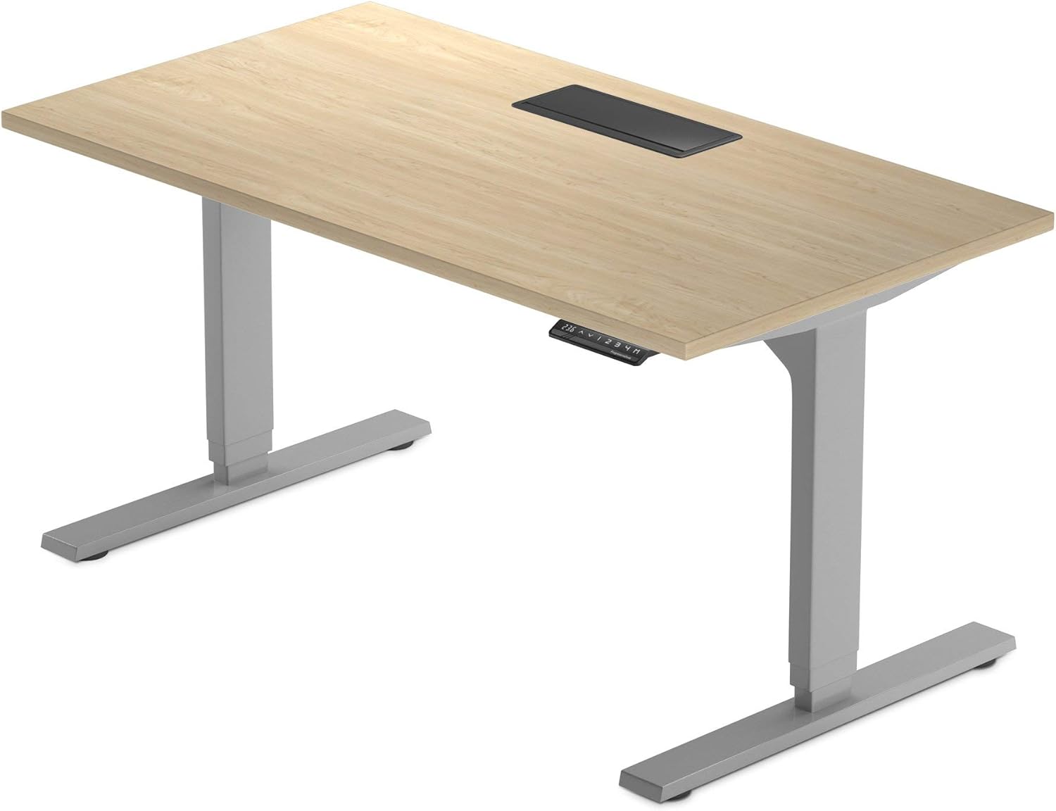 PROGRESSIVE AUTOMATIONS Desk 72 inch Standing Desk, Large Electric Stand up Office Desk, Compatible with Accessories, 72