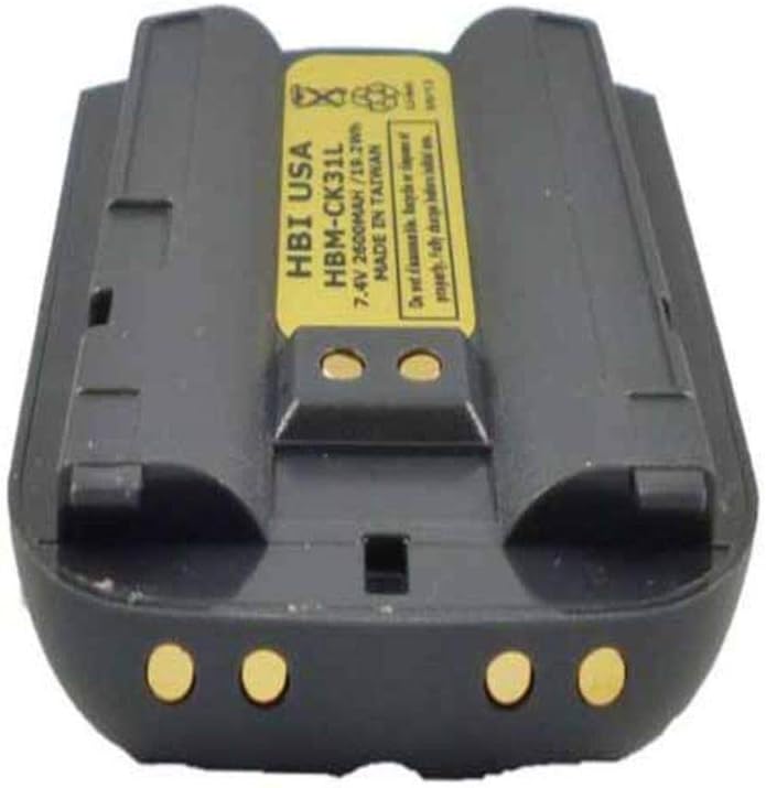 Replacement for Intermec Norand 318-020-001 Battery - Fully Compatible with CK30 - (2600mAh Li-ion) Pack of 2