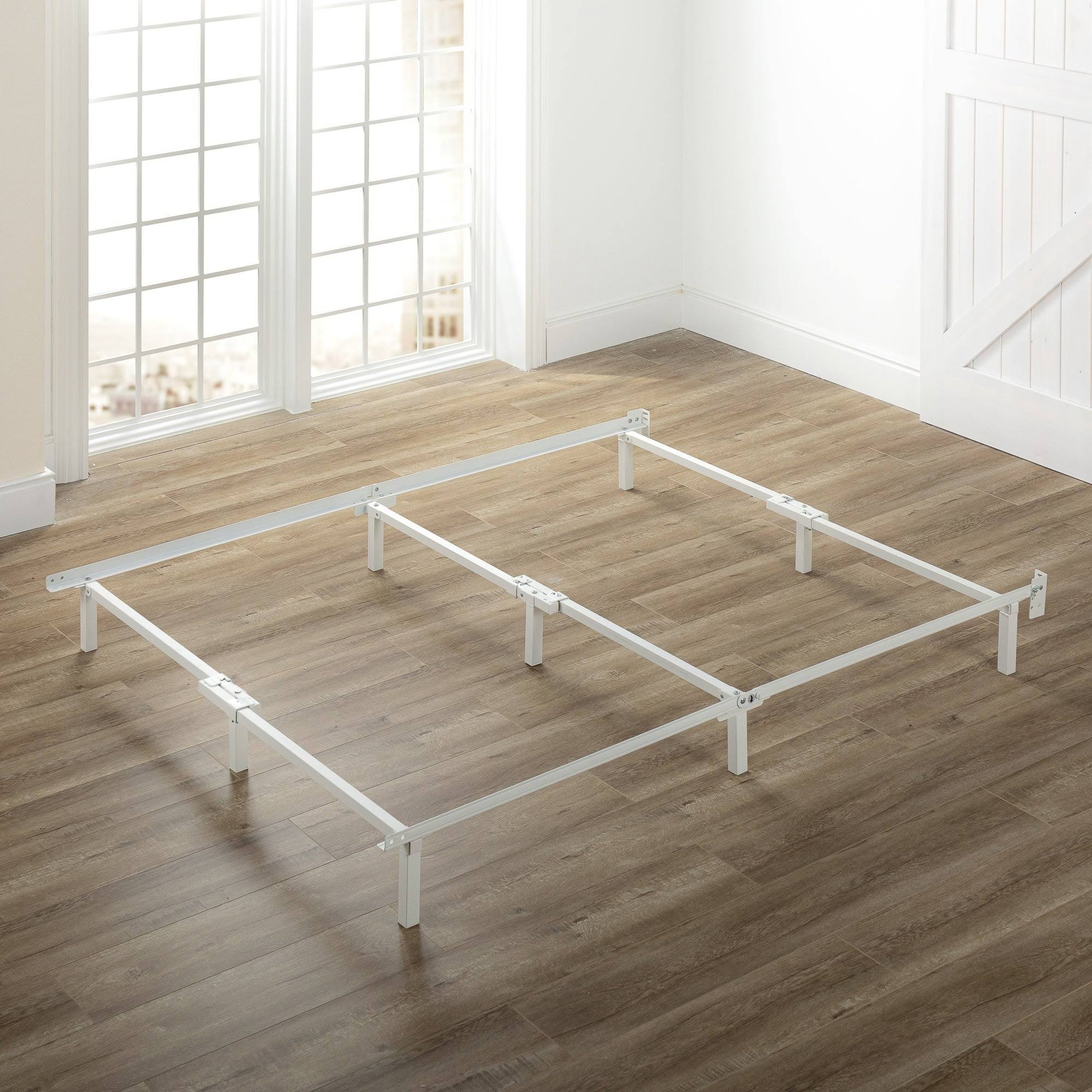 Zinus Compack White Twin Metal Bed Frame