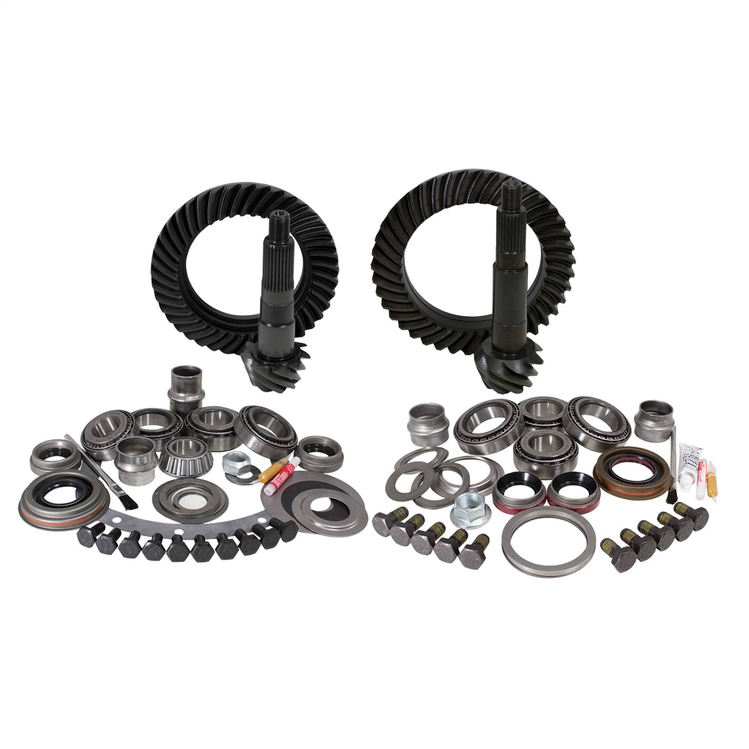 USA Standard Gear u0026 Install Kit Package for Jeep TJ with D30 Front u0026 Dana 44 Rear, 4.56 Ratio. ZGK007