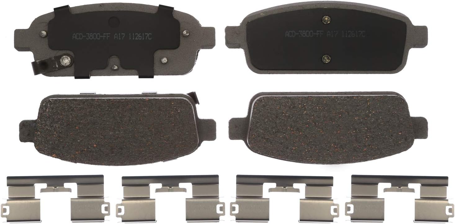 ACDelco Silver 14D1468CHF1 Ceramic Rear Disc Brake Pad Set