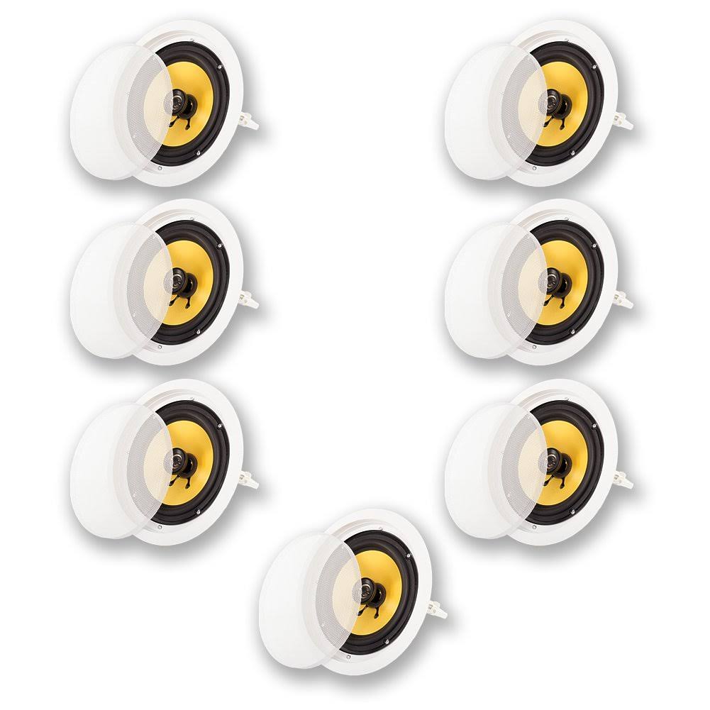 Acoustic Audio HD-8 in Ceiling 8x22 Speakers Home Theater Surround Sound 7 Speaker Set
