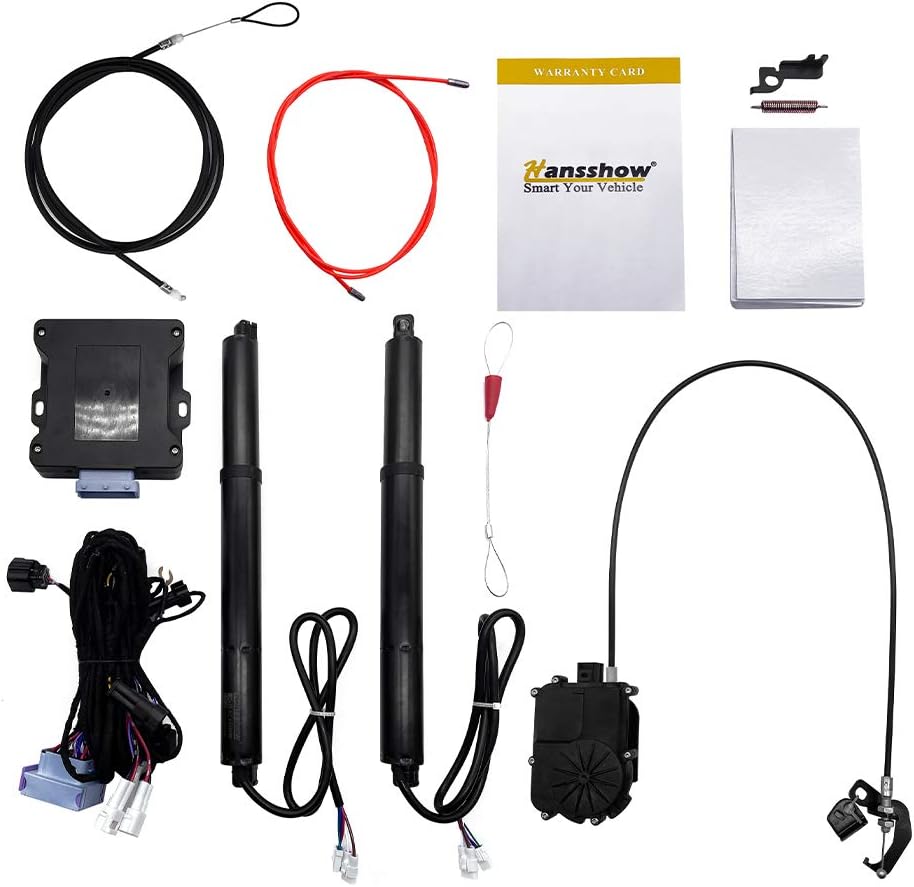 Hansshow Power Frunk Kit Electric Tailgate Accessories Include Waterproof Control Box, Emergency Cable System and Electric Suction Waterproof Device for Tesla 2017 2018 2019 2020 Model 3 (Mark 4.2)