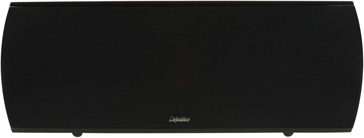 Definitive Technology ProCenter 2000 - Compact High Definition Center Channel Speaker for Home Theater System | Dolby Surround Sound, Powerful Bass | Wall-mountable | (Single, Black)