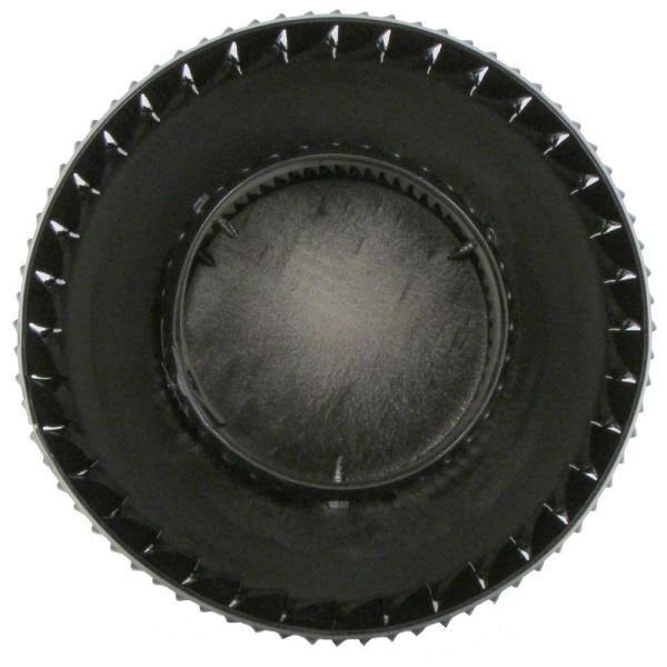 Active VENTILATION, Aura Vent, 4 in. Diameter, with Adapter for 3 in. Diameter PVC PIPE, Aluminum, Powder Coated Black, AV-3-PVC