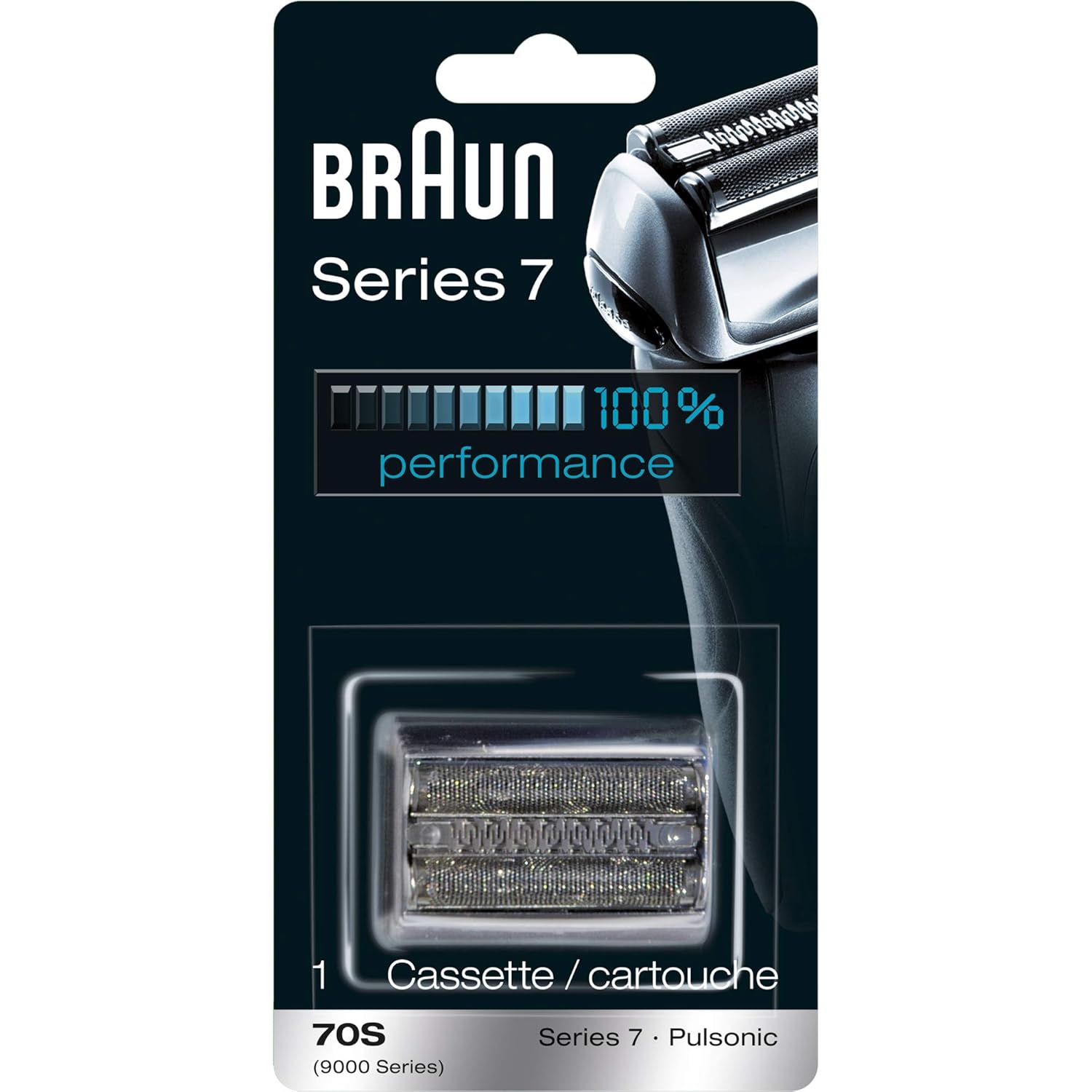 Braun Series 7 Electric Shaver Replacement Head - 70S -Compatible with Electric Razors 790cc, 760cc, 7850cc, 7865cc, 7880cc, 7893s, 740s Pack of 2