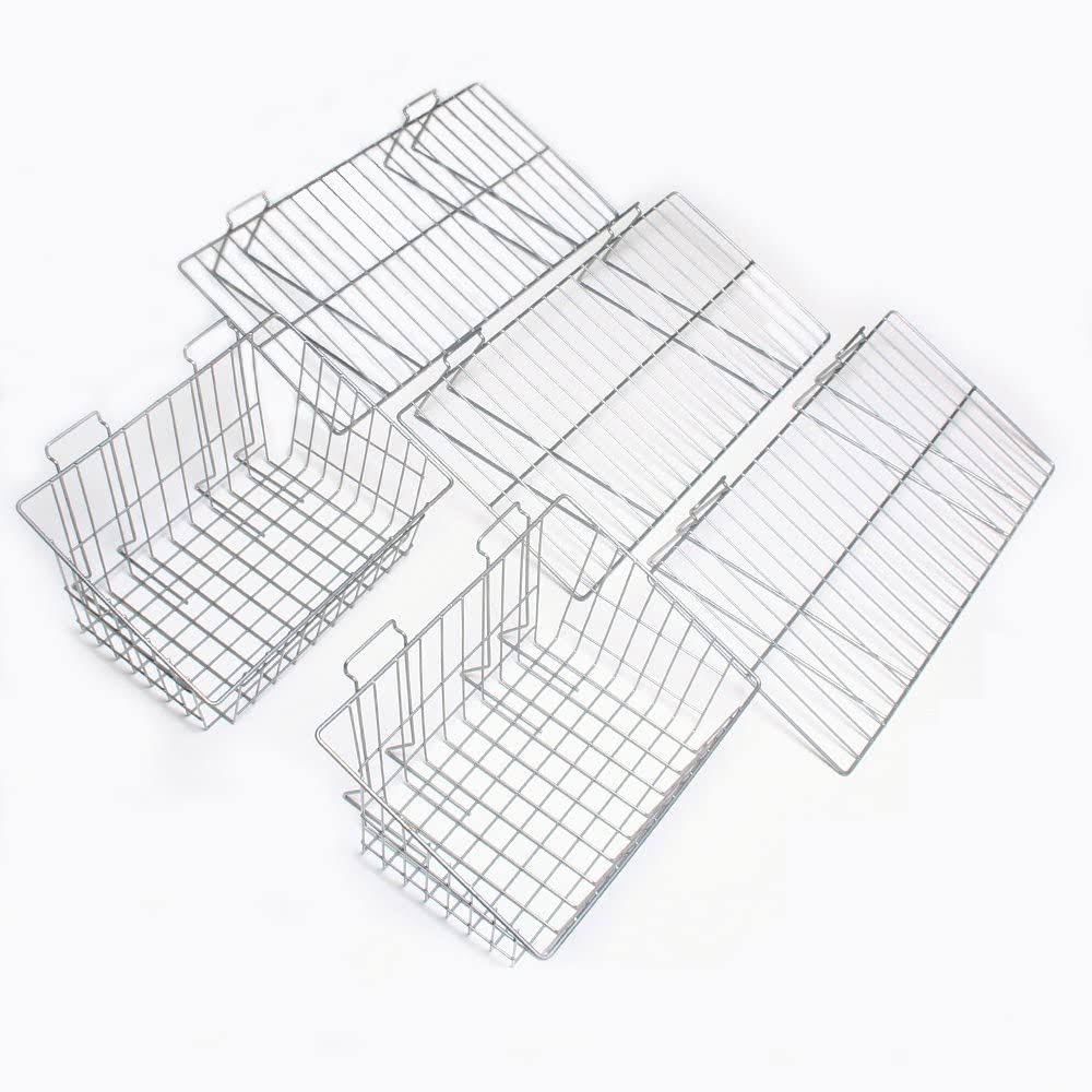 Proslat 11003 Garage Organizer Value Pack with 3 Shelves and 2 Steel Baskets