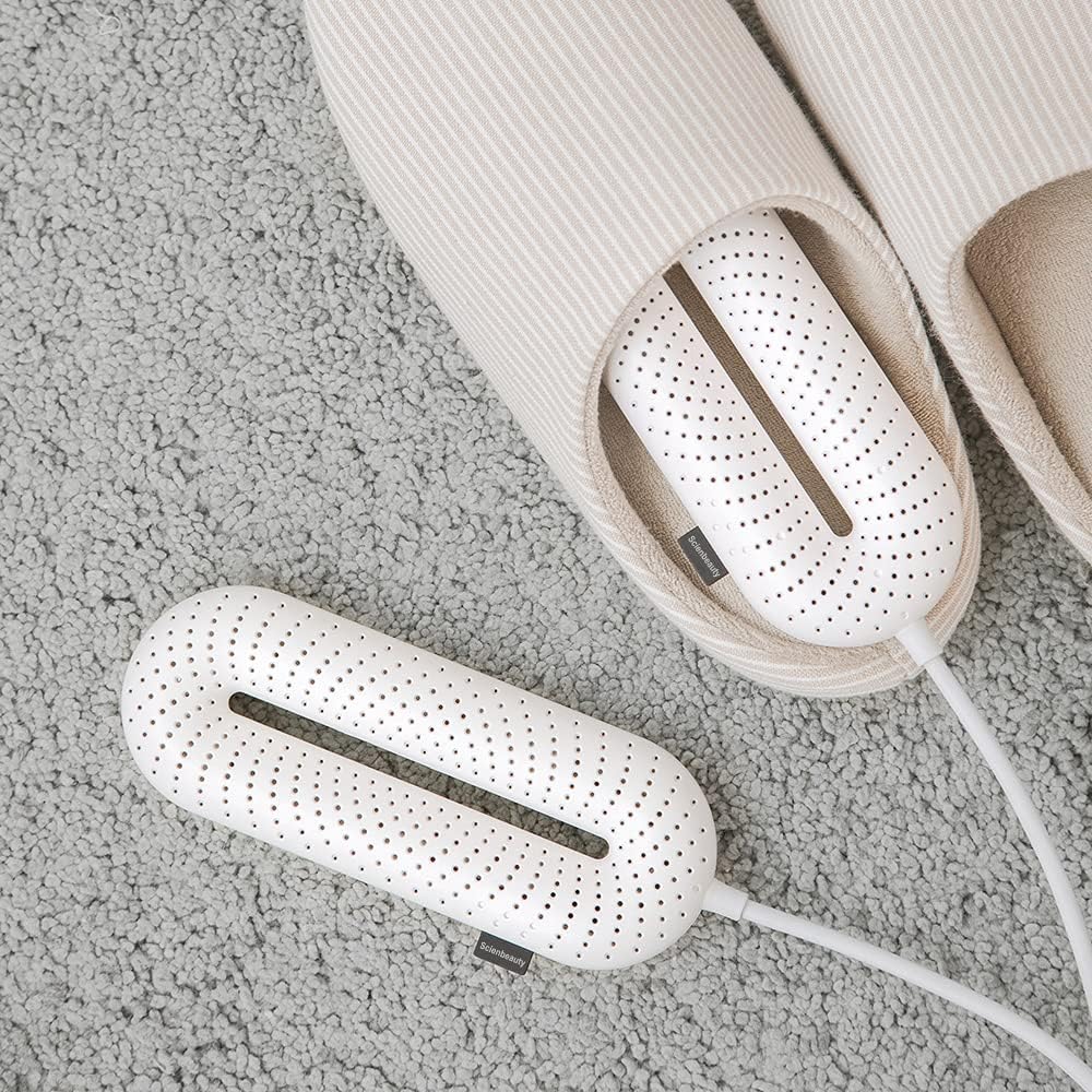 Scienbeauty Boot Dryer Shoe Dryer, Portable Footwear Dryers Machine with 3 Timer Modes for Rainy Seasons Winter Travel, Folding Foot Warmer Quick Drying for Shoes, Gloves, Socks, Ski Boots (110V)