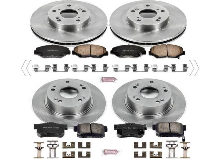 Powerstop 2005 Honda Accord Brake Disc and Pad Kit, KOE1047
