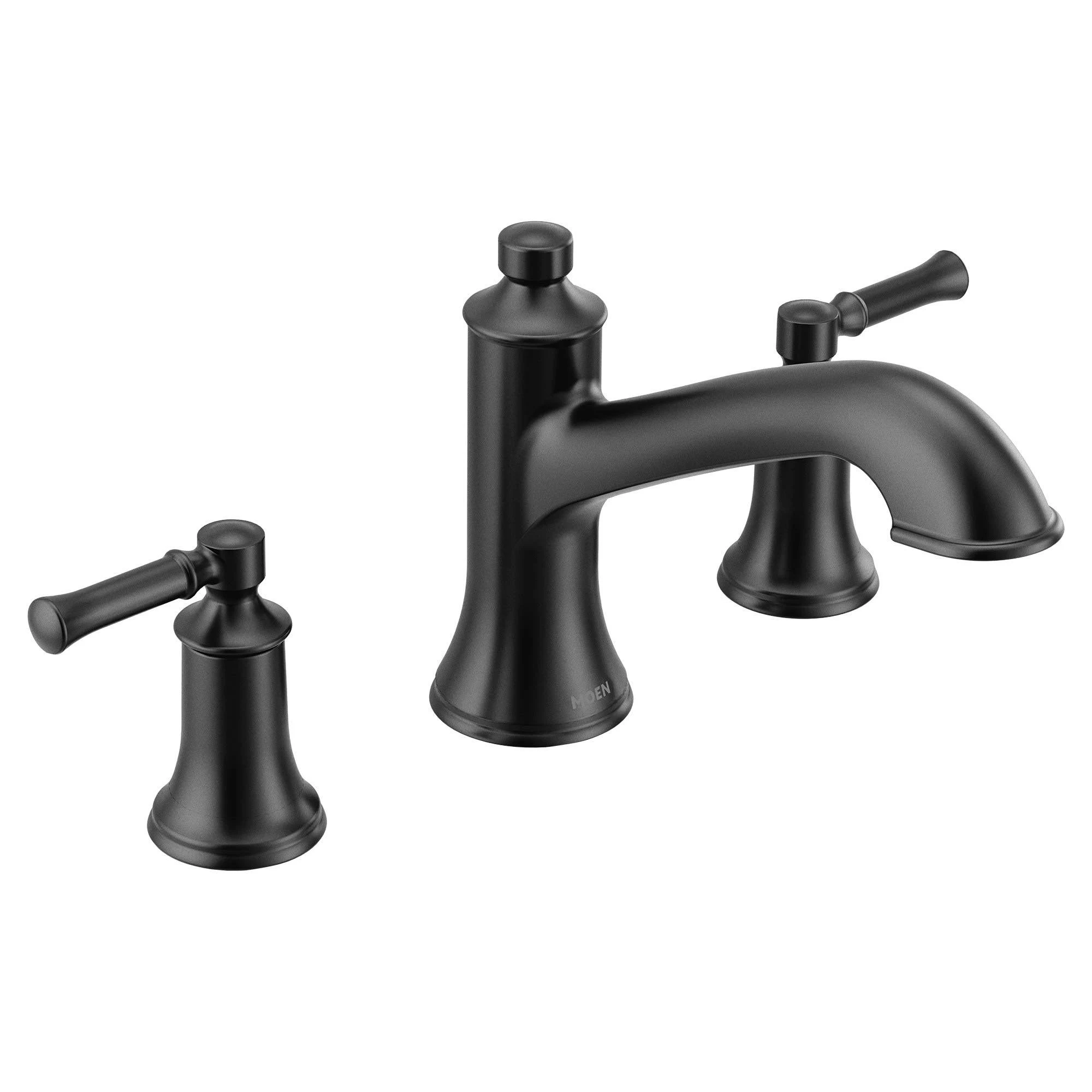 Moen T683 Dartmoor Deck Mounted Roman Tub Filler - Black