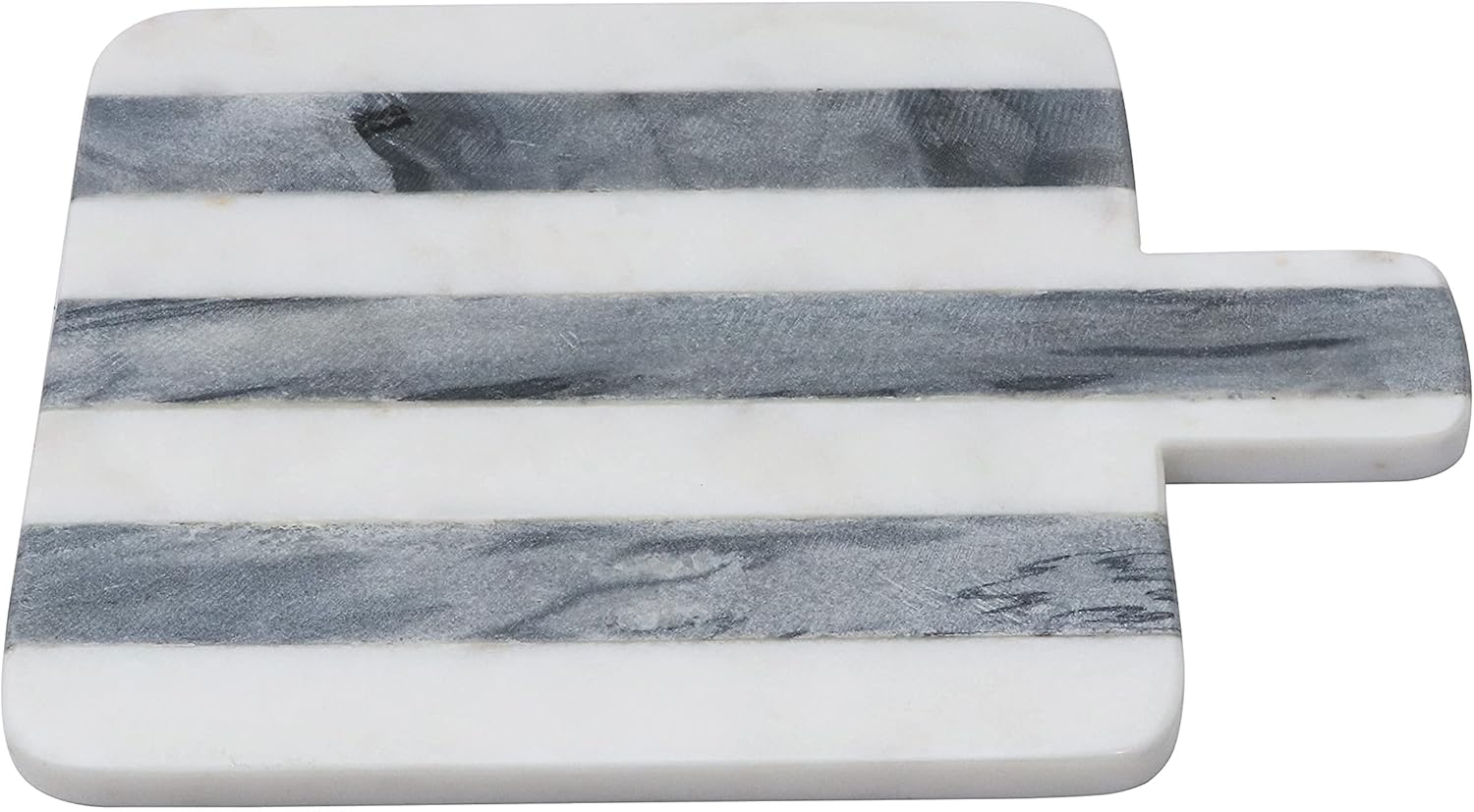 Crocon Natural White & Gray Marble Line Design Chopping Board Champagne Marbles Cutting Board Stylish Stone Cheese Board For Home And Kitchen Great Gift For Cooking Lover Size : Lx29, Wx21Cm Pack of 2