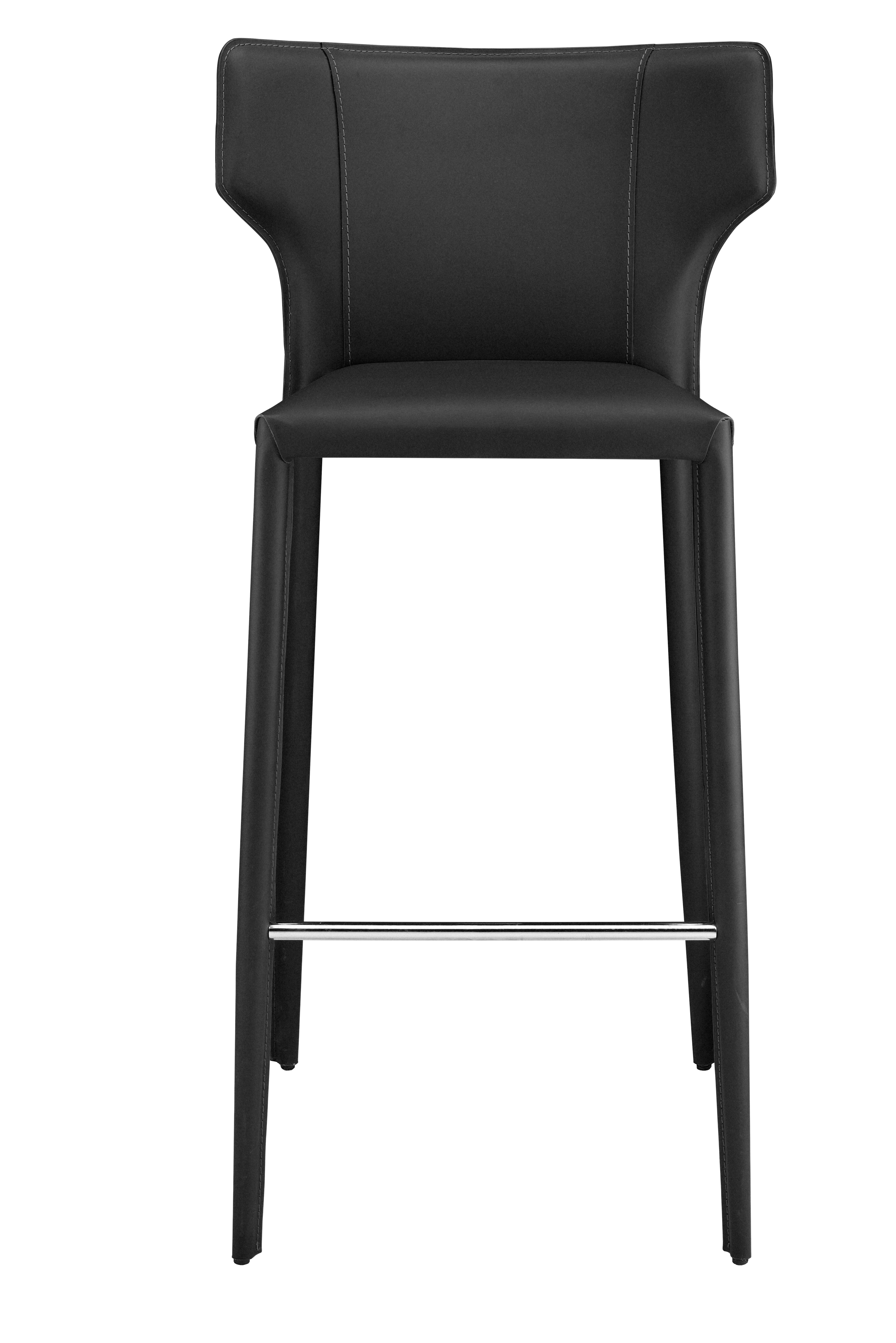 Nuevo Wayne Black Counter Stool
