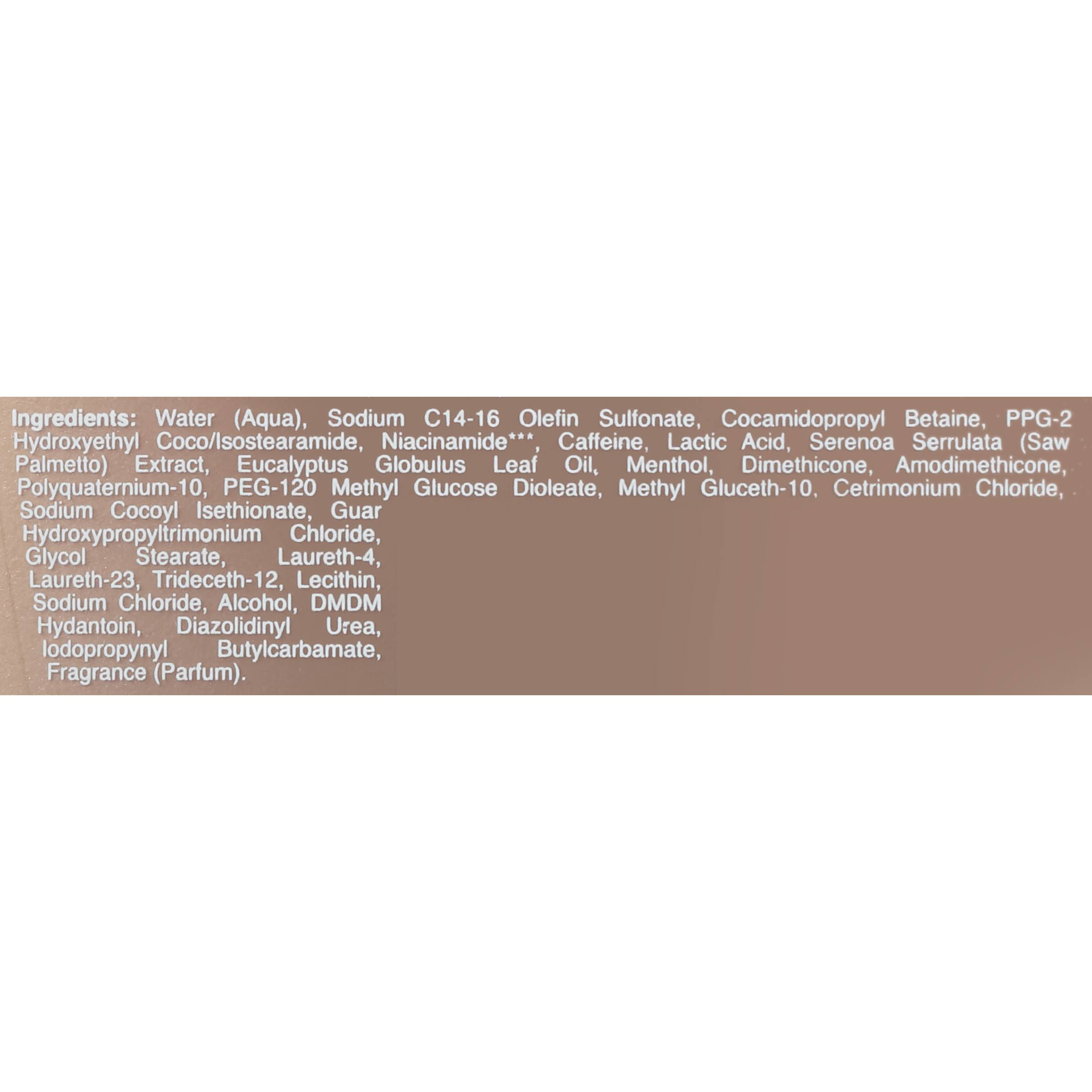 OGX Anti-Hair Fallout Niacin + Caffeine Shampoo - 13 fl oz bottle