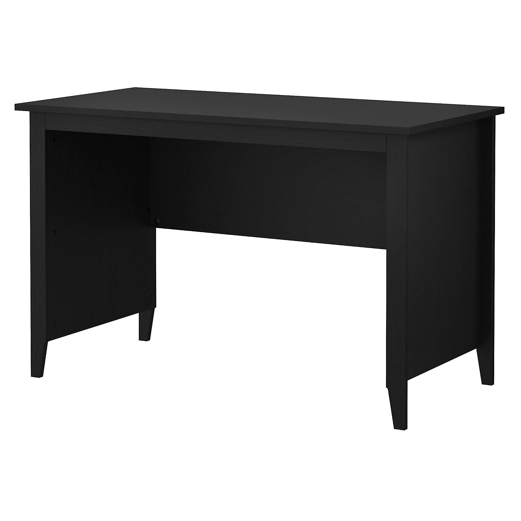 Kathy Ireland Home by Bush Furniture Connecticut 48W Writing Desk in Black Suede Oak