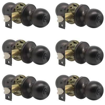 Probrico DL607ORBBK-6Pack Privacy Door Knob