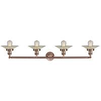 Innovations Lighting Halophane 4 Light Bath Vanity Light 215 AC G2 LED (Antique Copper)
