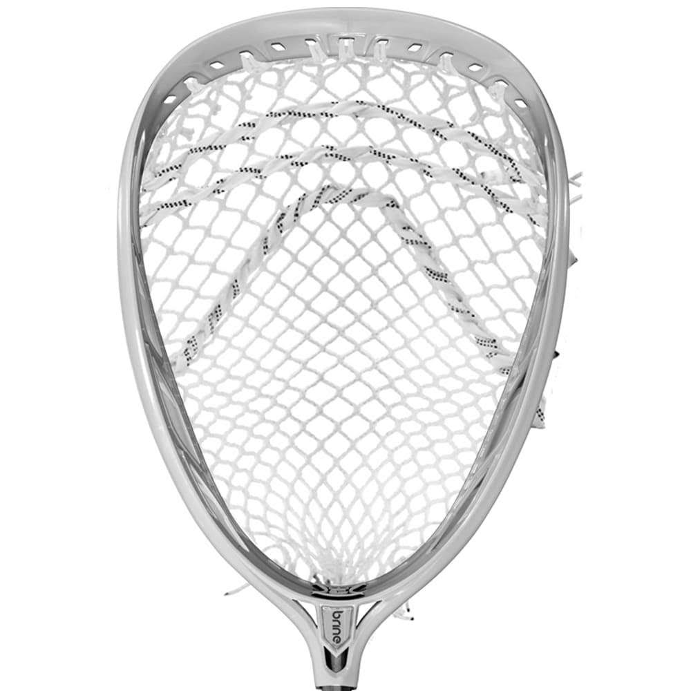Brine Triumph Strung Goalie Lacrosse Head in White