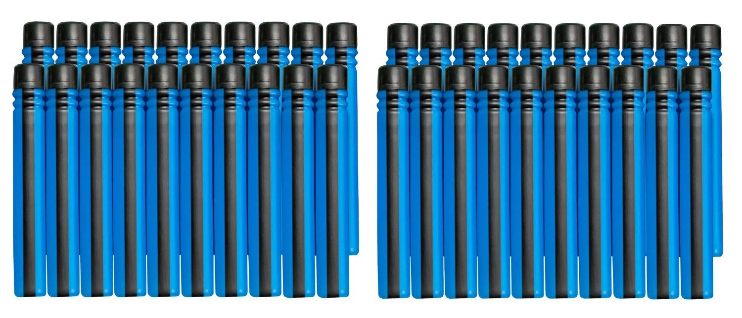 Boomco Dart 40-Pack - Blue with Black Tip