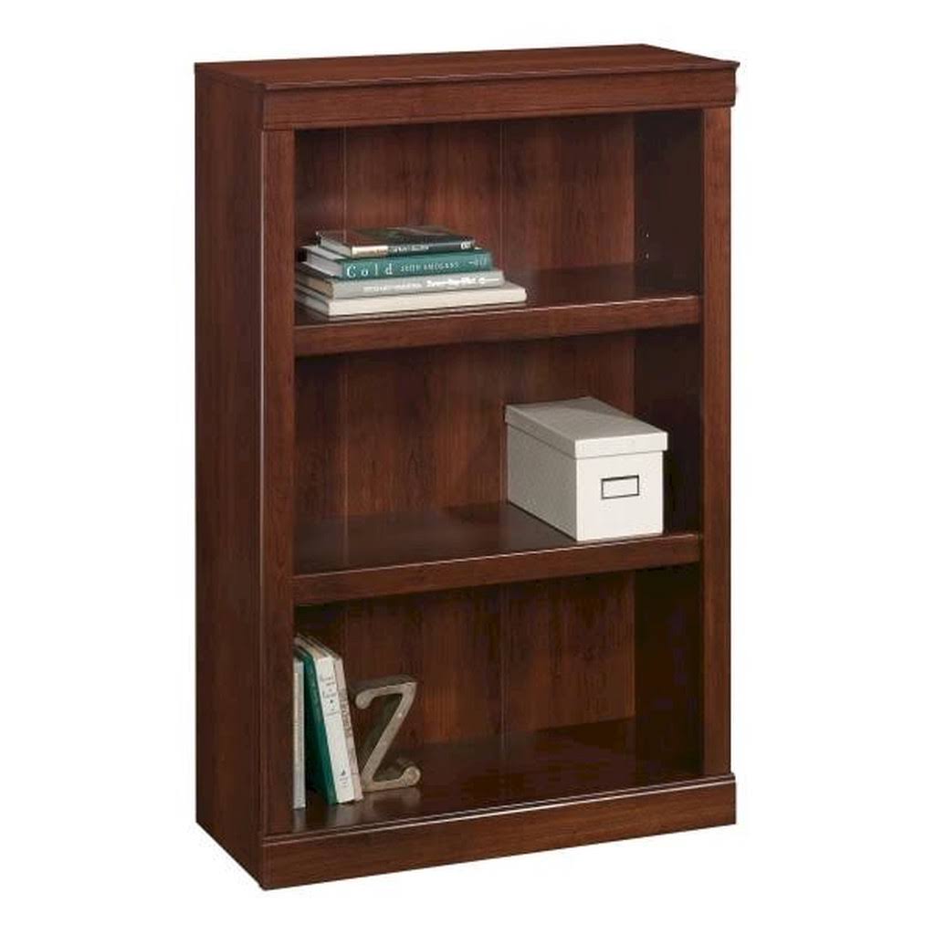 Realspace 45x22H 3-Shelf Bookcase, Mulled Cherry