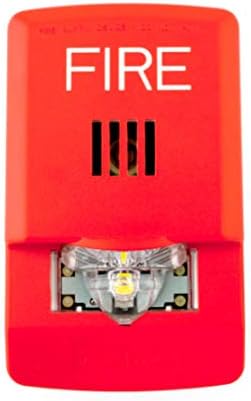 WHEELOCK LHSR3 LED Horn/Strobe RED 2W Wall 12/24V Pack of 2
