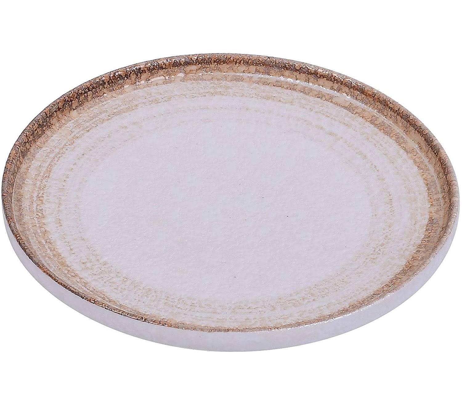 Rockeye, Round PLATE, 8x22Dia. x 1x22H, Porcelain, Multi-color,16 Packs