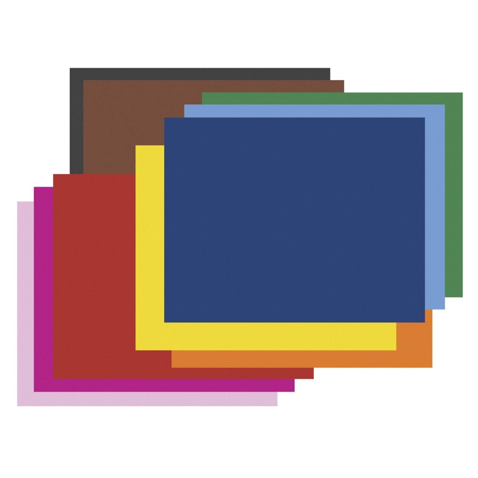 Pacon 6-Ply Railroad Board, 22 x 28 Inches, Assorted, 100 Sheets