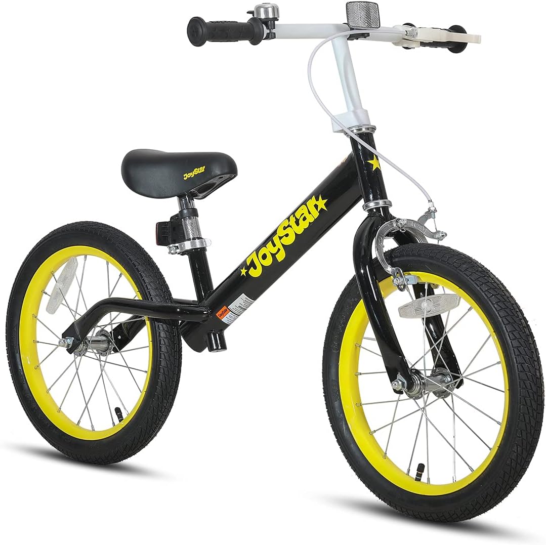 JOYSTAR 14 &16 Inch Kids Balance Bike for 3 4 5 6 7 8 Year Old Girls Boys, 16 in Large Balance Bikes, 14