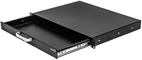 NavePoint Server Cabinet Case 19 Inch Rack Mount DJ Locking Lockable Deep Drawer with Key 1U Pack of 2
