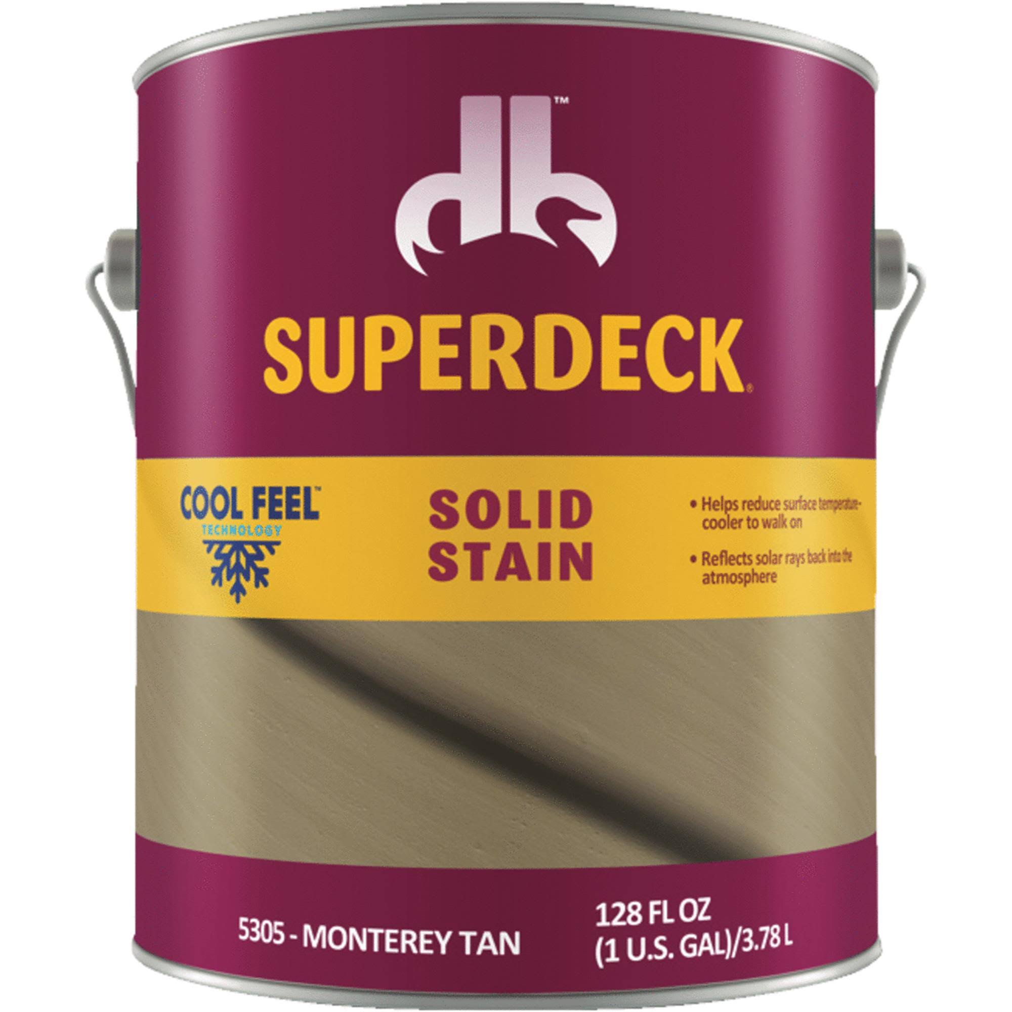 Duckback Products 216314 1 Gal Solid Cool Stain Monterey Tan