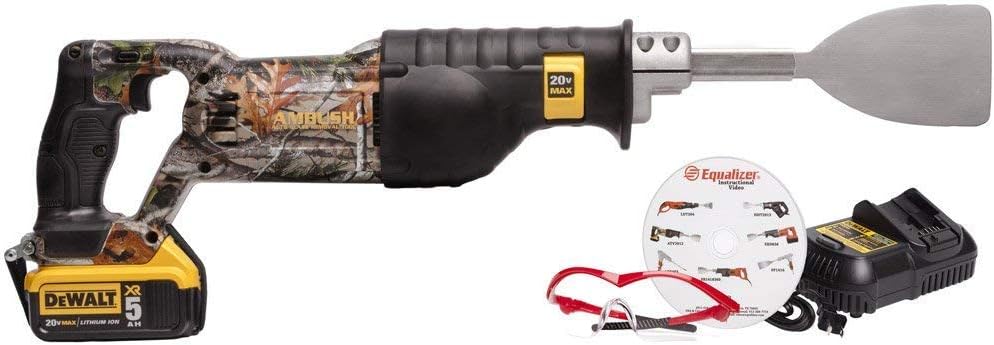 Equalizer Ambush - ATV2012 Kit 20-Volt Li-Ion Battery Windshield Kit, Windshield Extractor Removal kit, Auto Glass Cut Out Tool