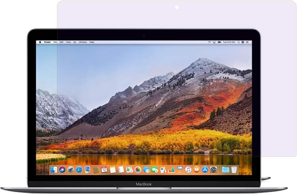 PERFECTSIGHT Anti Blue Light Screen Protector Compatible with MacBook Pro 16 Inch 2019, [Anti Eye Strain, Better Sleep Work] Anti Glare Reflective Tempered Glass