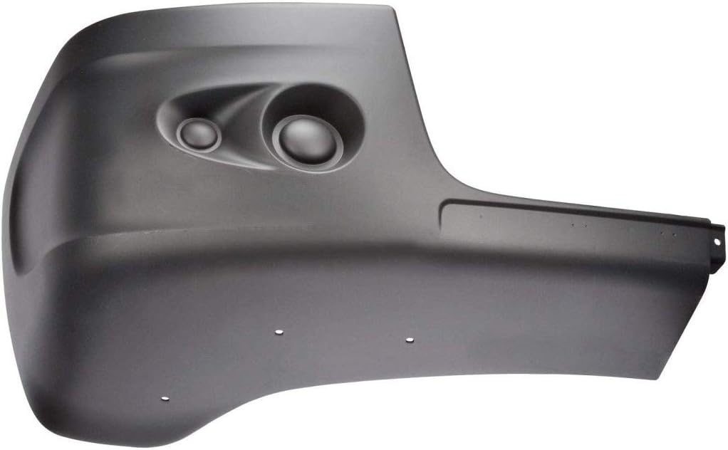 For Freightliner Century Bumper End 2005-2011 Driver Side | Plastic | Painted Black | 2126684000