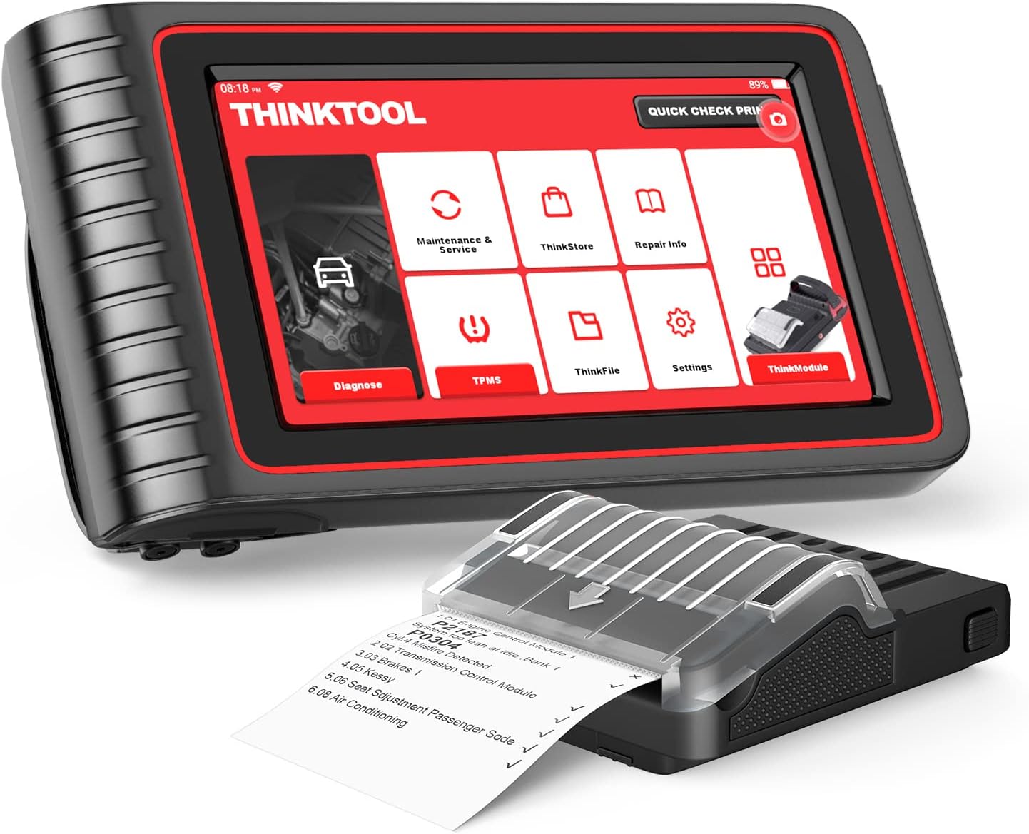 Thinktool Obd2 Scanner Bidirectional Scan Tool with All System Diagnostic Scanner and 28 Service Reset, Car Scanner with ECU Diagnostic/TPMS Matching/Active Test