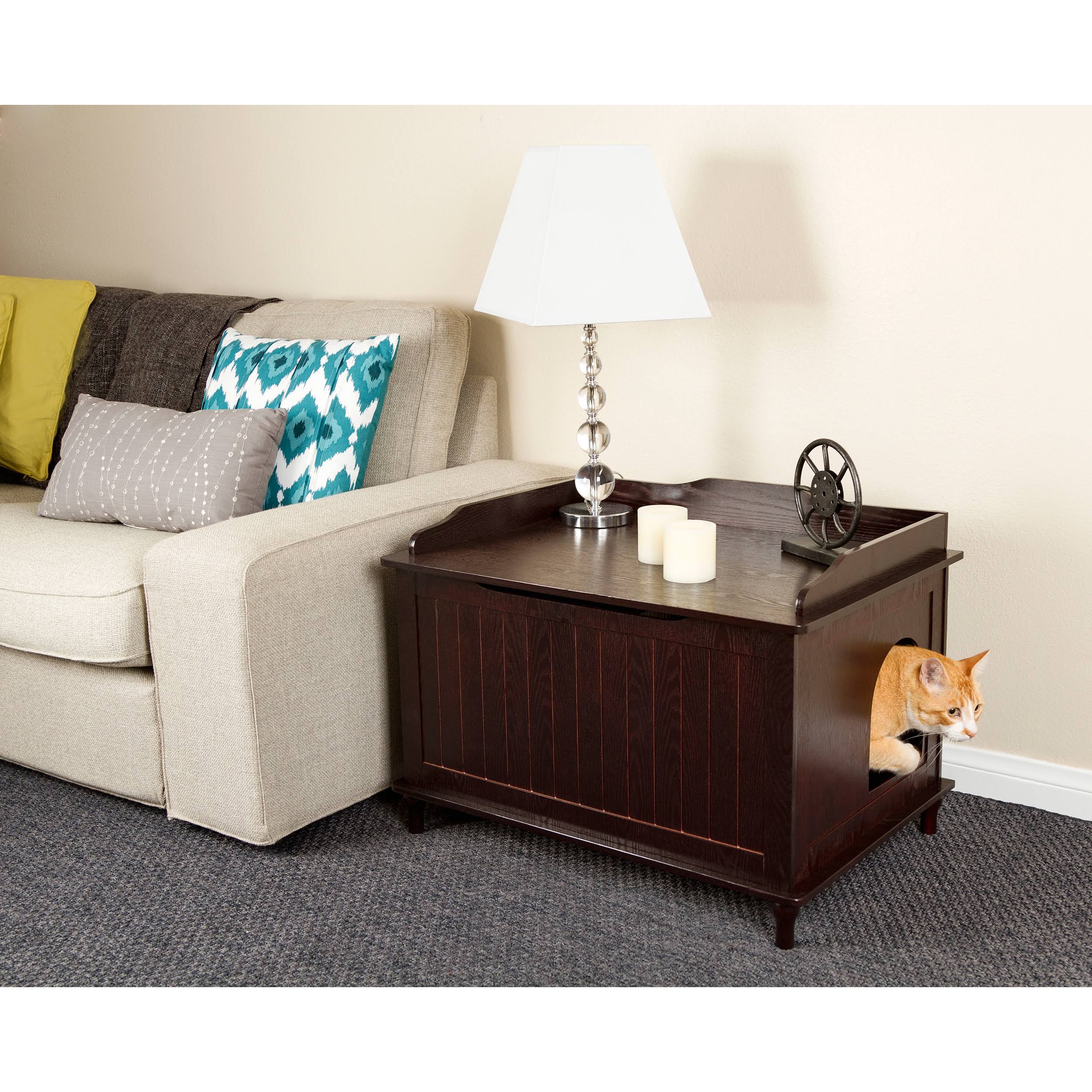 Designer Catbox Litter Box Enclosure Black