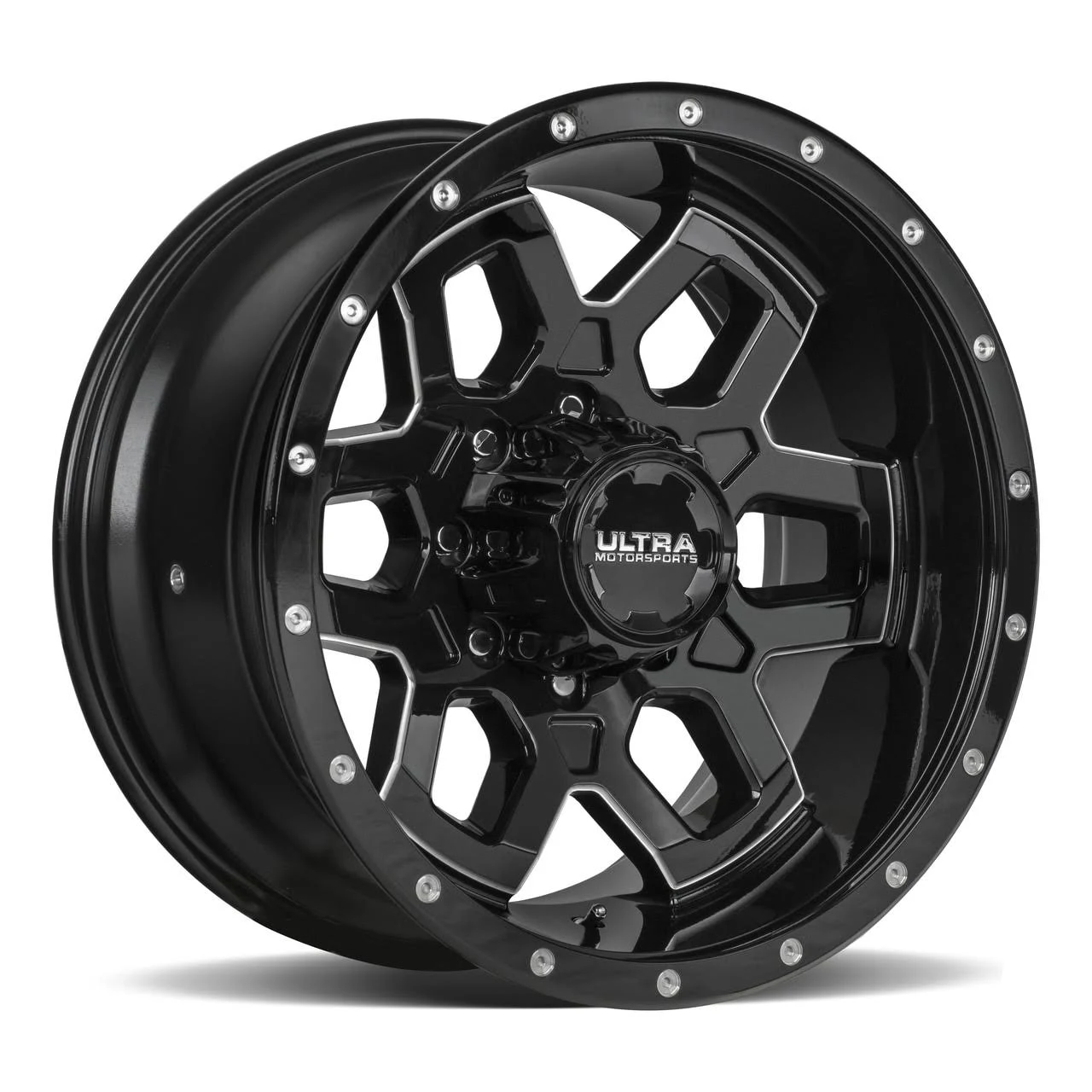 Ultra Warlock Wheel Black Milled 20x9 8x6.5 (8x165.1) 18mm