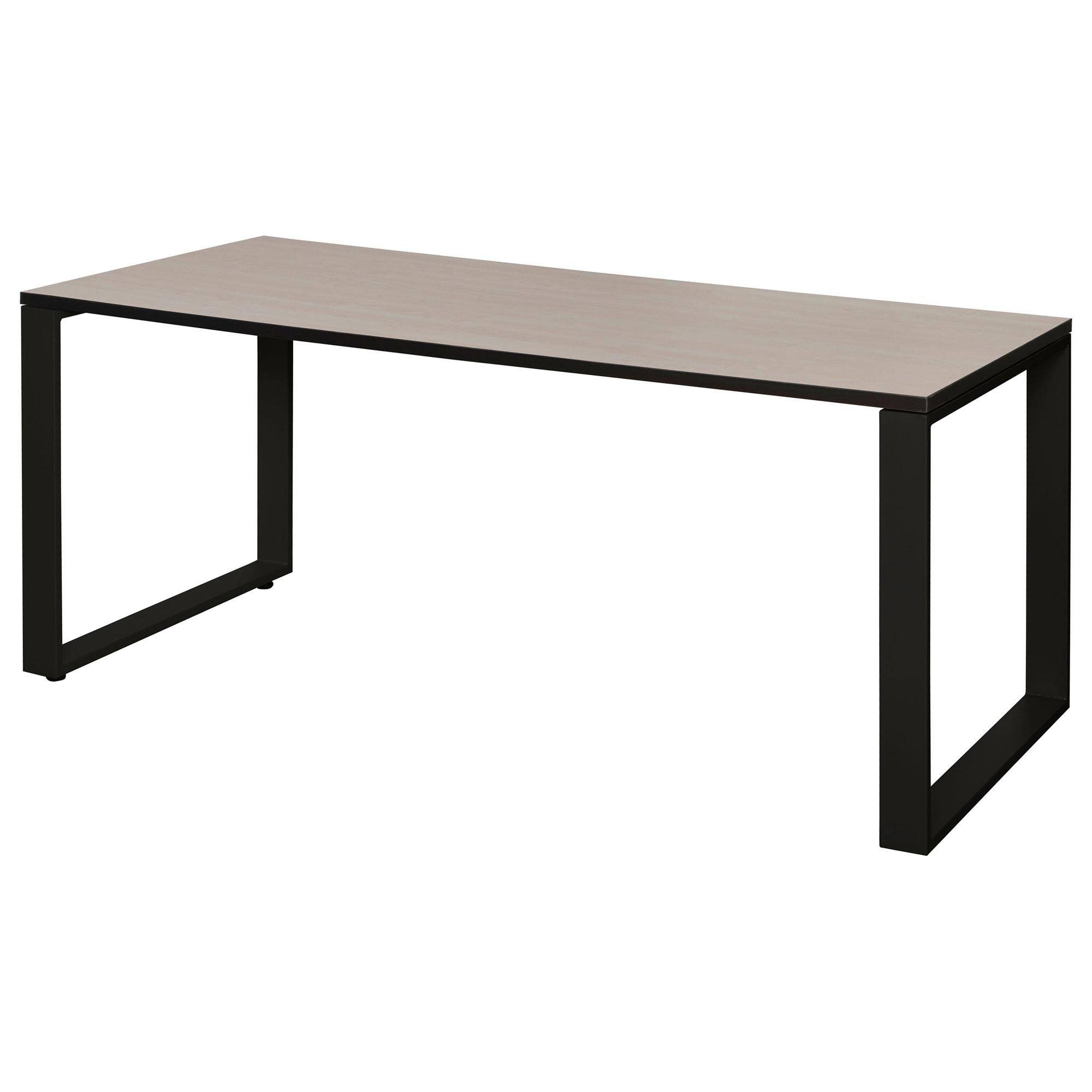 Regency Structure 72x22 x 30x22 Training Table- Maple/Black