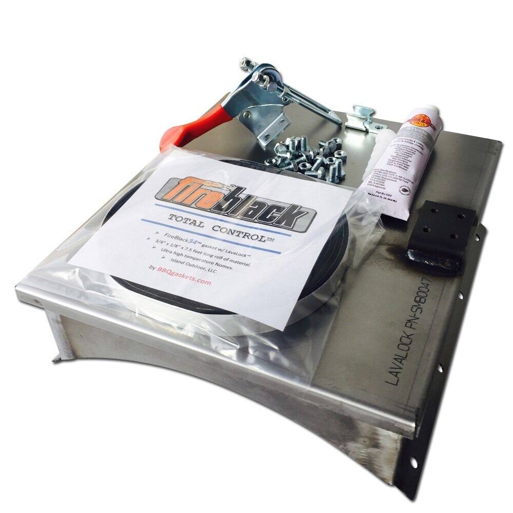 Quick Coal Charcoal Access Door for WSM 18.5 Weber Smokey Mountain by LavaLock SMB0047