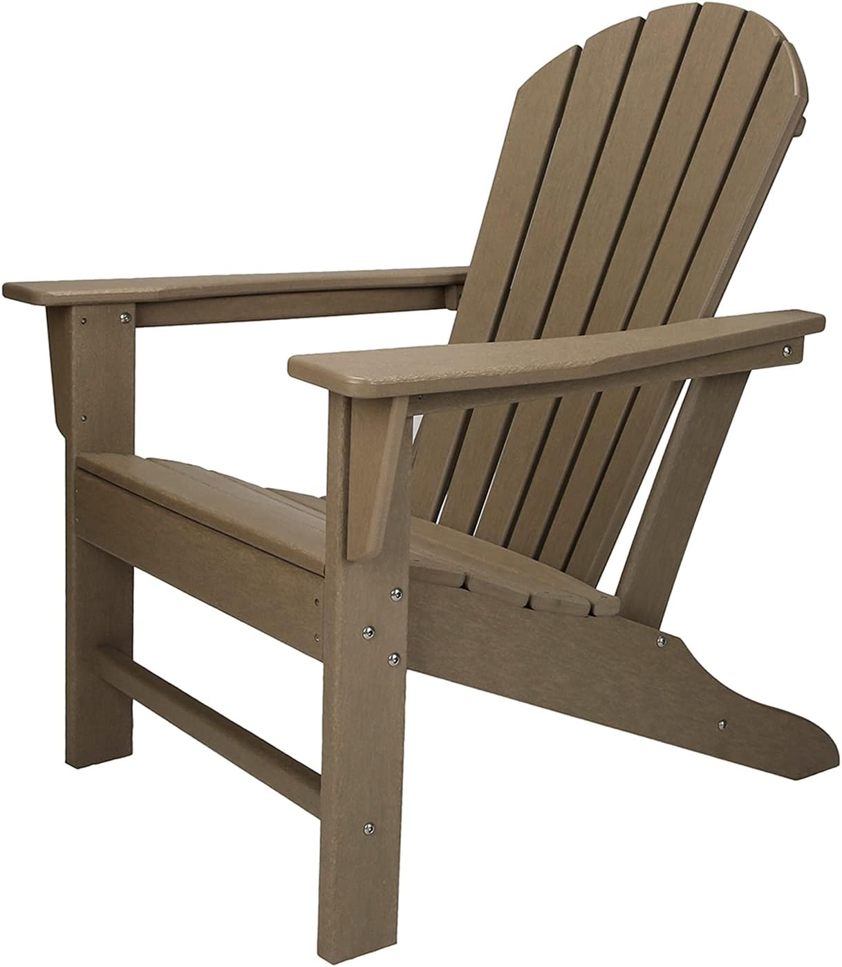 Leisure Classics UV Protected HDPE Indoor Outdoor Adirondack Lounge Patio Porch Deck Chair, Turquoise