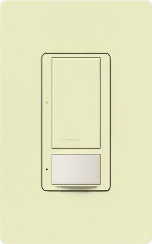 Lutron MS-OPS6M-DV-AL-6 Maestro 6 Amp Dual Voltage Occupancy Sensing Switch 6-Pack, Almond