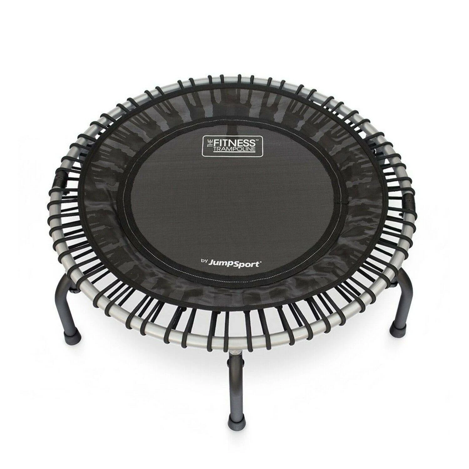 JumpSport 350f Indoor Lightweight 39-Inch Folding Fitness Trampoline Black