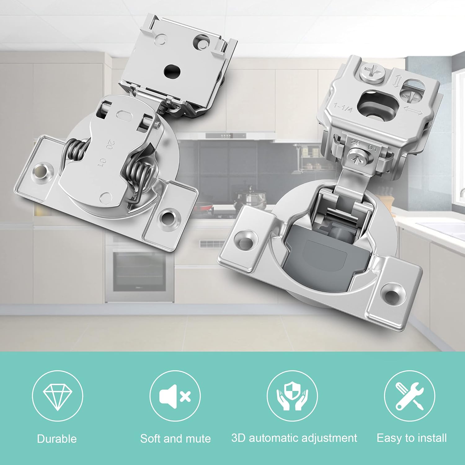 inBovoga 8 Pack 1-1/4