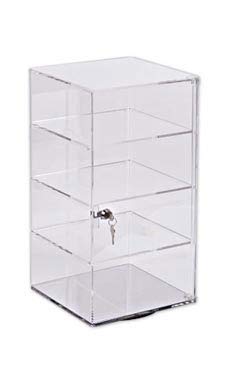 4-Shelf Acrylic Rotating Tower Display - STOR-98219